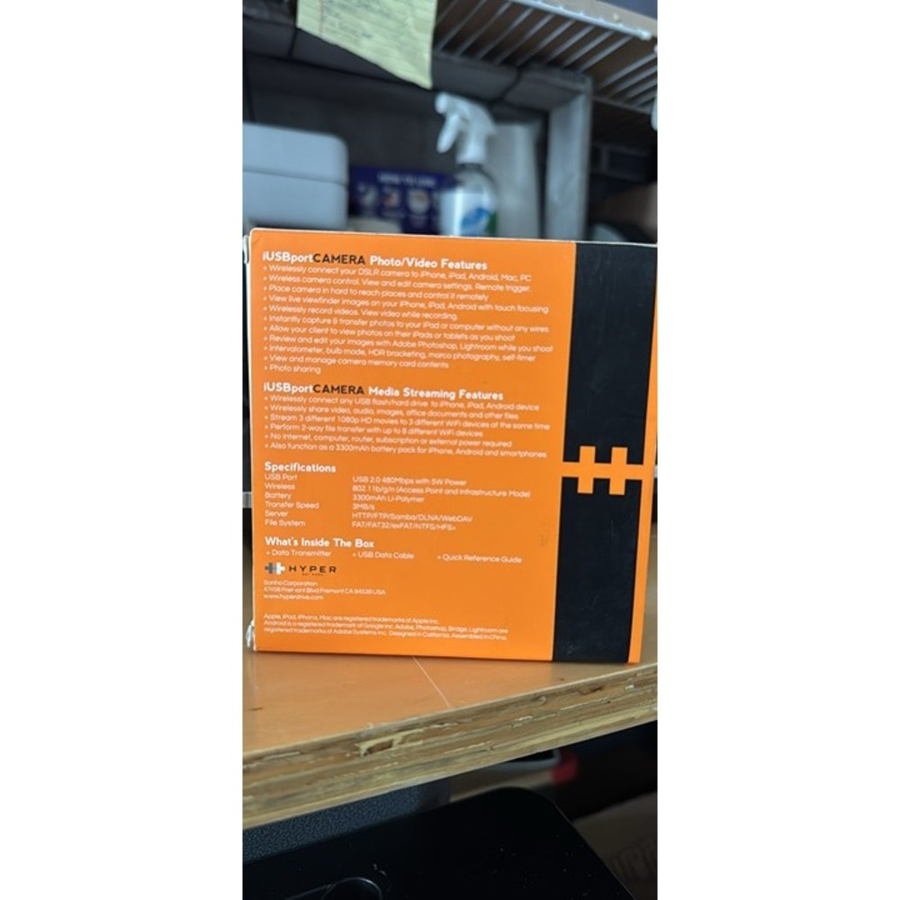 iUSBport CAMERA DSLR Wireless Remote by Hyper Drive iPad iPhone Mac Android - Picture 6 of 6